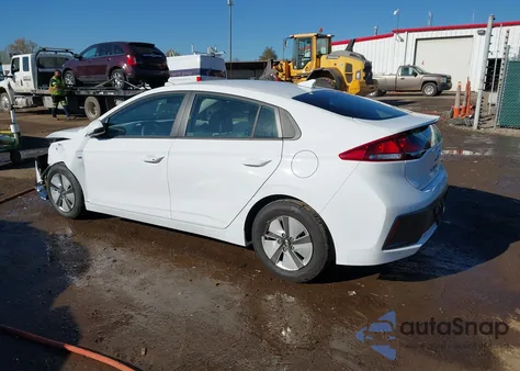 2020 Hyundai Ioniq Hybrid Blue from USA, damaged, VIN KMHC65LC9LU210281